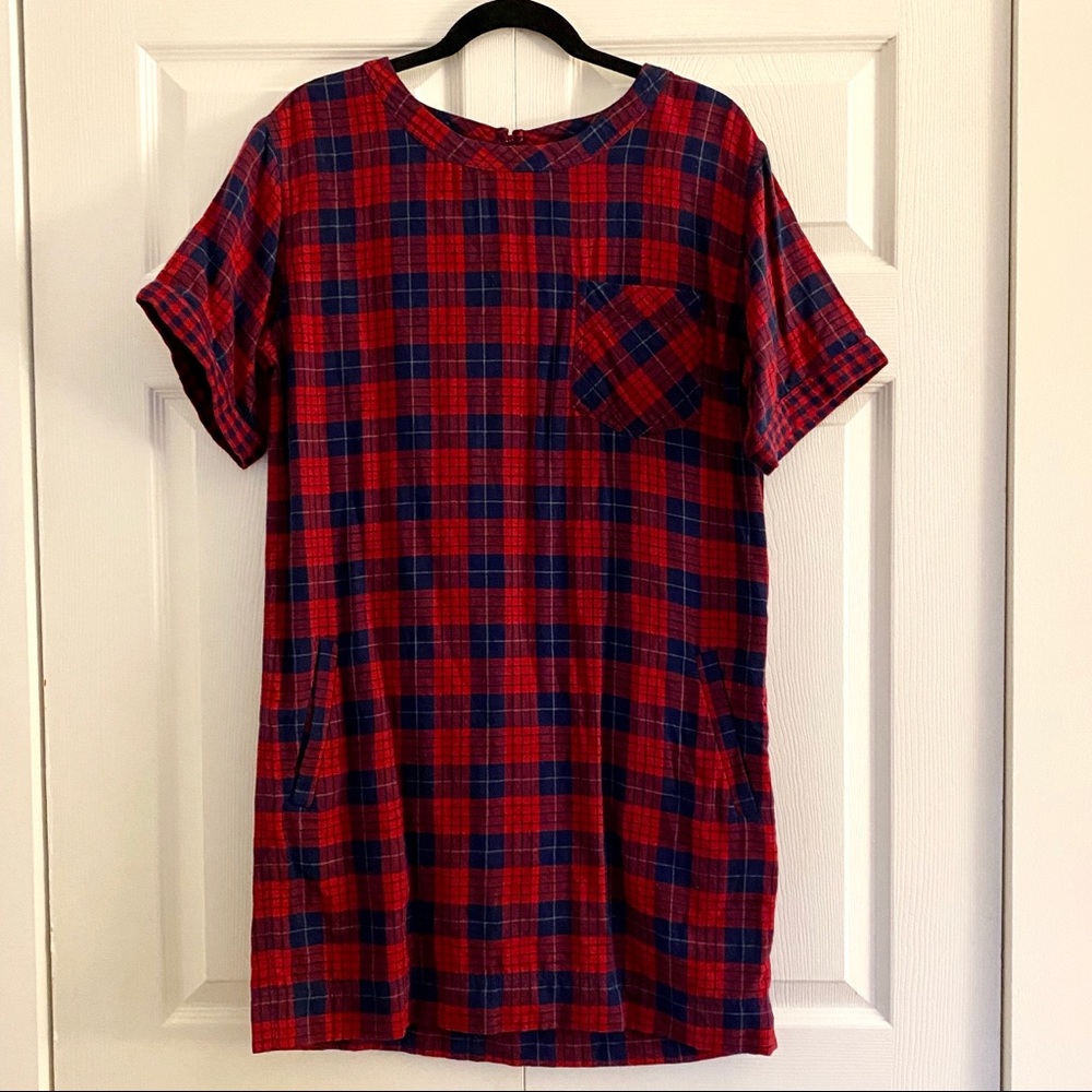 Madewell plaid dress
